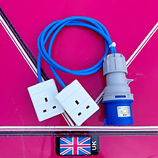 32 Amp Plug to 2x 13 amp