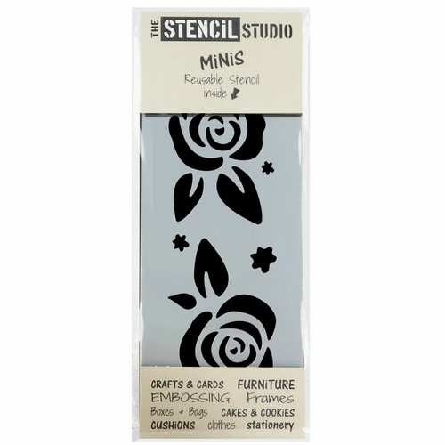 Roses stencil minis - minis, reusable