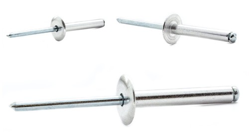 Large flange blind - pop, rivets