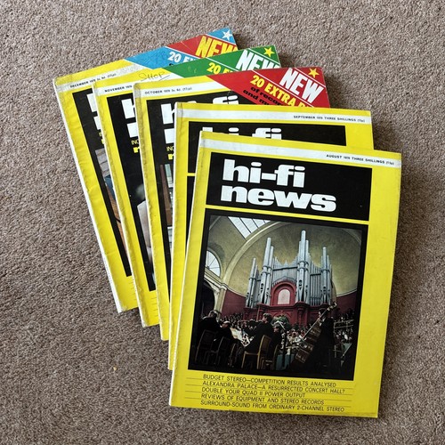 News magazine job lot - hi-fi,