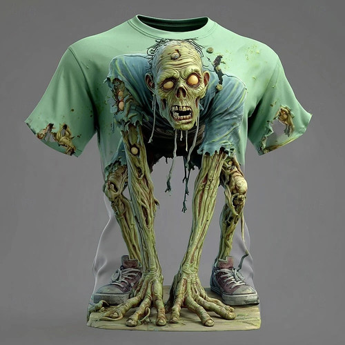 Zombie halloween shirt - zombie,