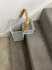 DUNELM White Metal Mesh Stair