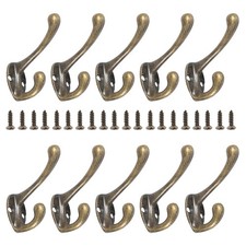 10pcs Heavy Duty Coat Hooks
