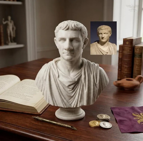 Julius caesar bust - bust, statue