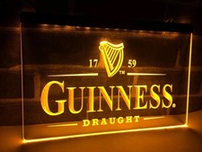 GUINNESS DRAUGHT BEER LED NEON