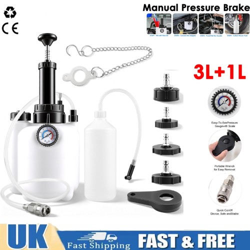 Manual brake bleeder kit - bleeder,