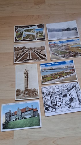 Bundle vintage postcards - bundle,