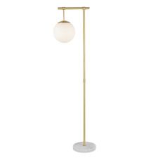 Designer Satin Gold Floor Lamp
