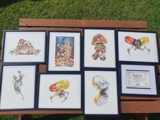 Eminem SSLP20 Anniversary Illustrations Posters  SlimShady Collectible Autograph