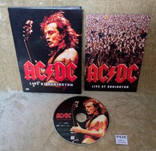 AC/DC - LIVE AT DONNINGTON DVD WITH ORIGINAL BOOKLET 1992 2003 EPIC HEAVY METAL