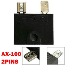 DC 12V Black 2 Pins Motorcycle