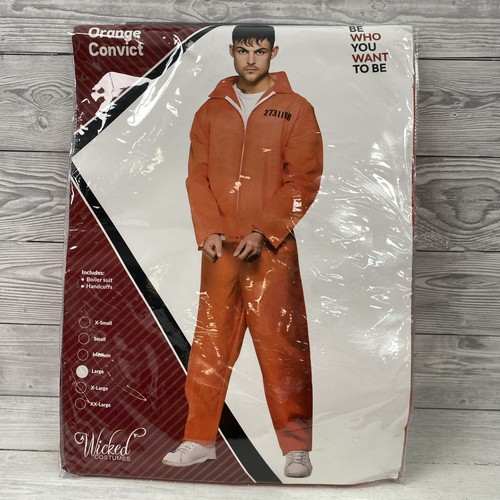Orange convict suit - convict,
