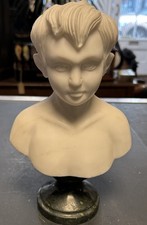 Alabaster And Marble Heavy Male Bust