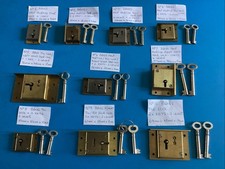 Vintage Brass Cabinet Locks X