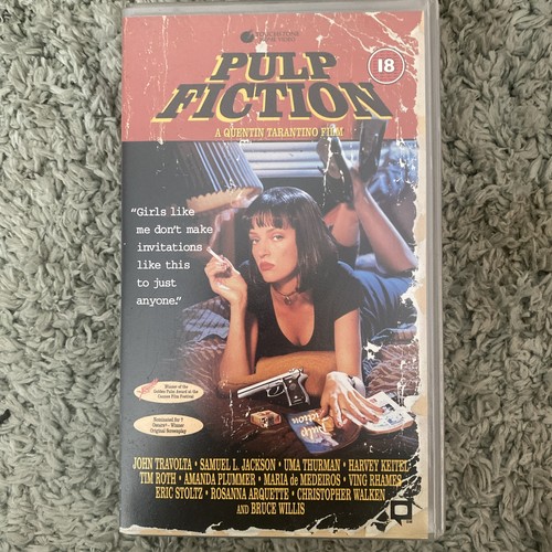 Pulp fiction vhs video - fiction,