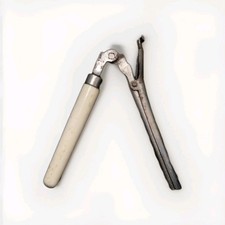 Antique Curling Iron Bone