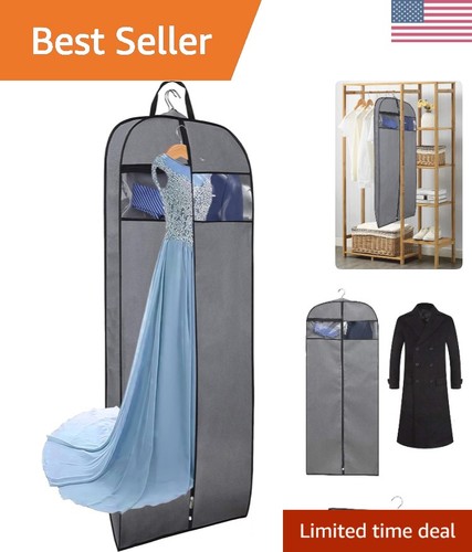 Gusseted dress garment bag - gusseted, 60"