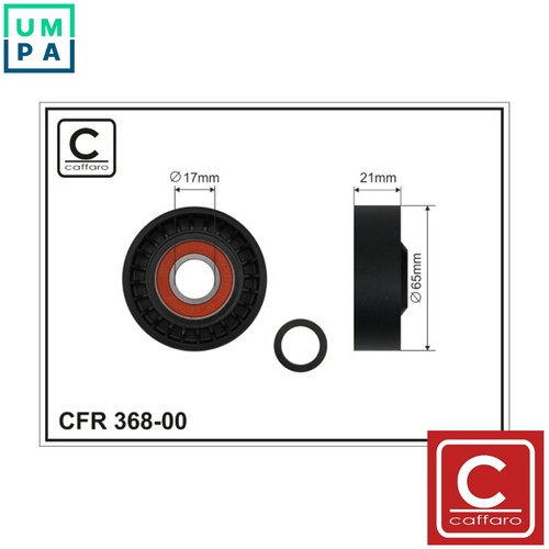 Tensioner pulley vribbed belt - tensioner,