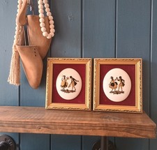 Harleigh Staffordshire China 'silhouette' black and gold