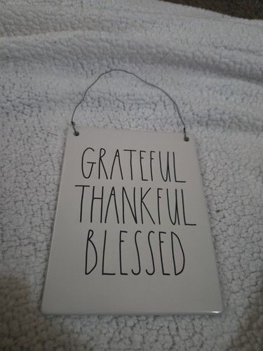 Rae dunn ceramic sign - dunn, grateful
