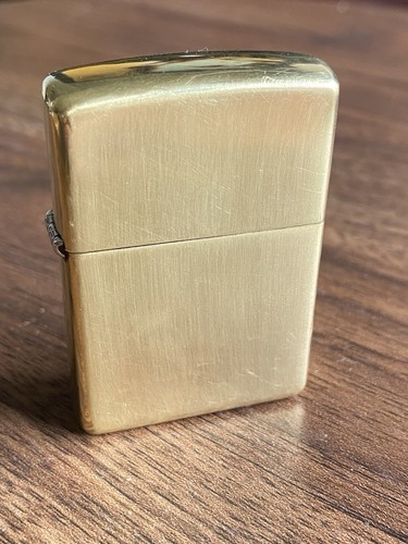 Solid brass zippo 1997 - solid,