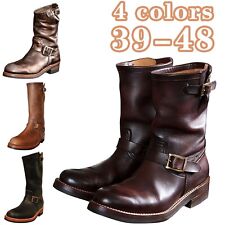 Leather Round Head Middle Top