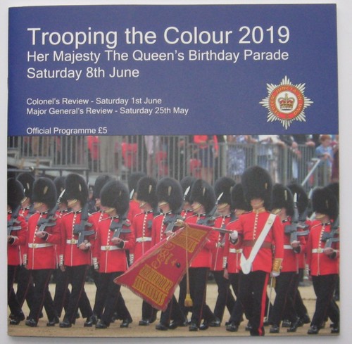 Trooping the colour programme - trooping,