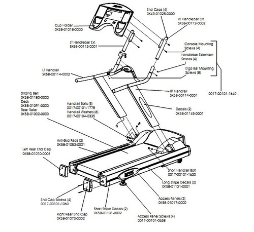 Life fitness treadmill - life, 9500hr