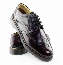 Mens Leather Smart Casual Office Work Lace Up Formal Brogue Gibson Shoes Size
