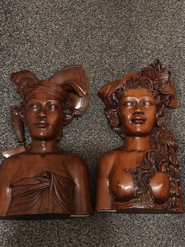 Vintage hand carved wood - vintage,