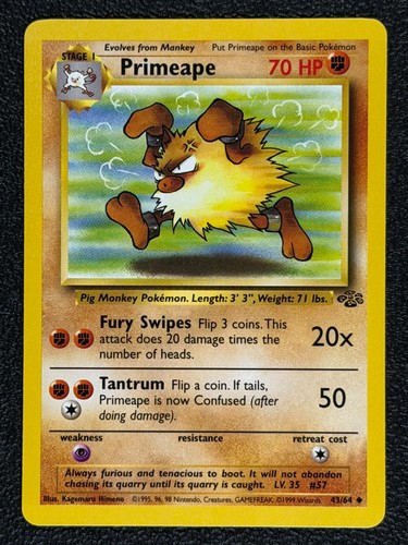 Primeape base set - primeape, series