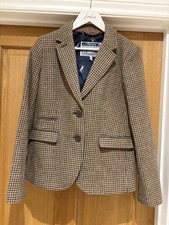 Joules Women's Brown Tweed