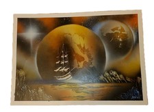 Vintage spray space art - vintage,