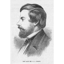 Samuel Standidge Boden Victorian Chess Master - Antique Print 1882