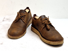 Clarks Originals men comfort shoes Leather Brown UK 11 EU 46