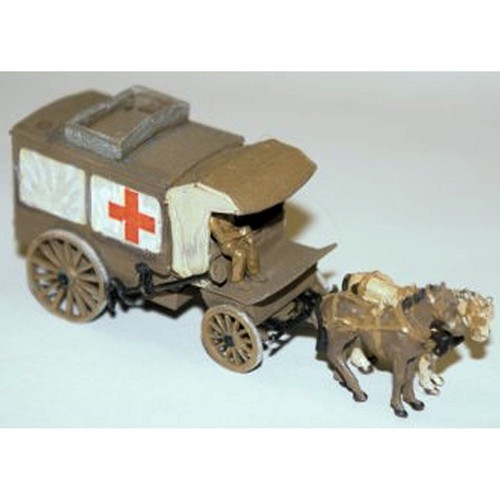 Covered ambulance wagon circ - covered,