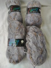 Vintage Hayfield Fancy Luxury Mohair, 54% 4 X 50g Balls, -  Grey/Browns,  (57)