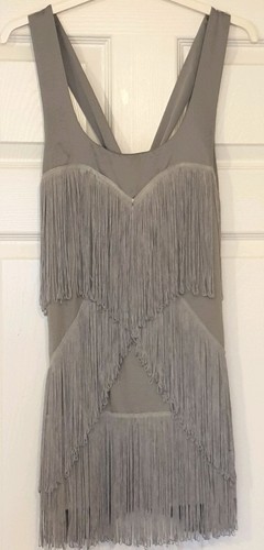 Next silver grey fringed top - grey,