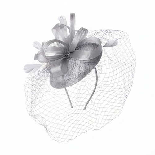 Elegant looped fascinator hat - elegant,