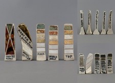 5 Rosemary D Wren Oxshott Pottery Trial Glaze Sample Sculptures June 1983 / 1989