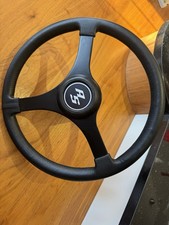 Ford Escort Original RS 3 Spoke Flat Steering Wheel In Excellent Condition
