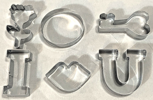 Valentine cookie cutters - valentine, set