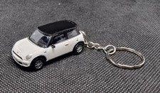 1:76 DIECAST MODEL CARS, New mini Cooper KEYRINGS. GREAT GIFTS.