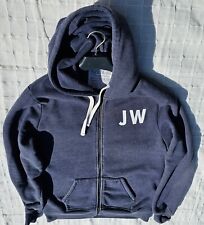 A navy blue Jack Wills hoodie, with a warm fleece lining