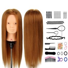 Training Head  22 inch Cosmetology Make-up Hairdressing Mannequin Manikin Doll