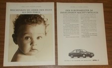 Rare Advertising Opel Vectra