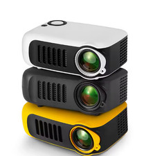 MINI Projector 3D LED Video Projectors Home Cinema 1080P 4K Via Port A2000.