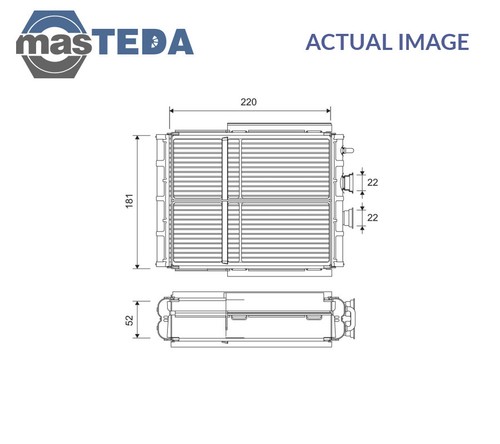 811656 heater radiator - heater,