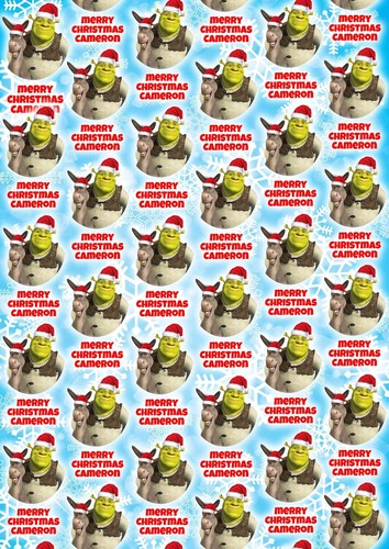 Shrek personalised christmas - shrek,