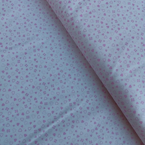 100 cotton love hearts - cotton,